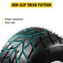 VEVOR go kart tires with non-slip thread pattern, wear-resistant and non-slip features.