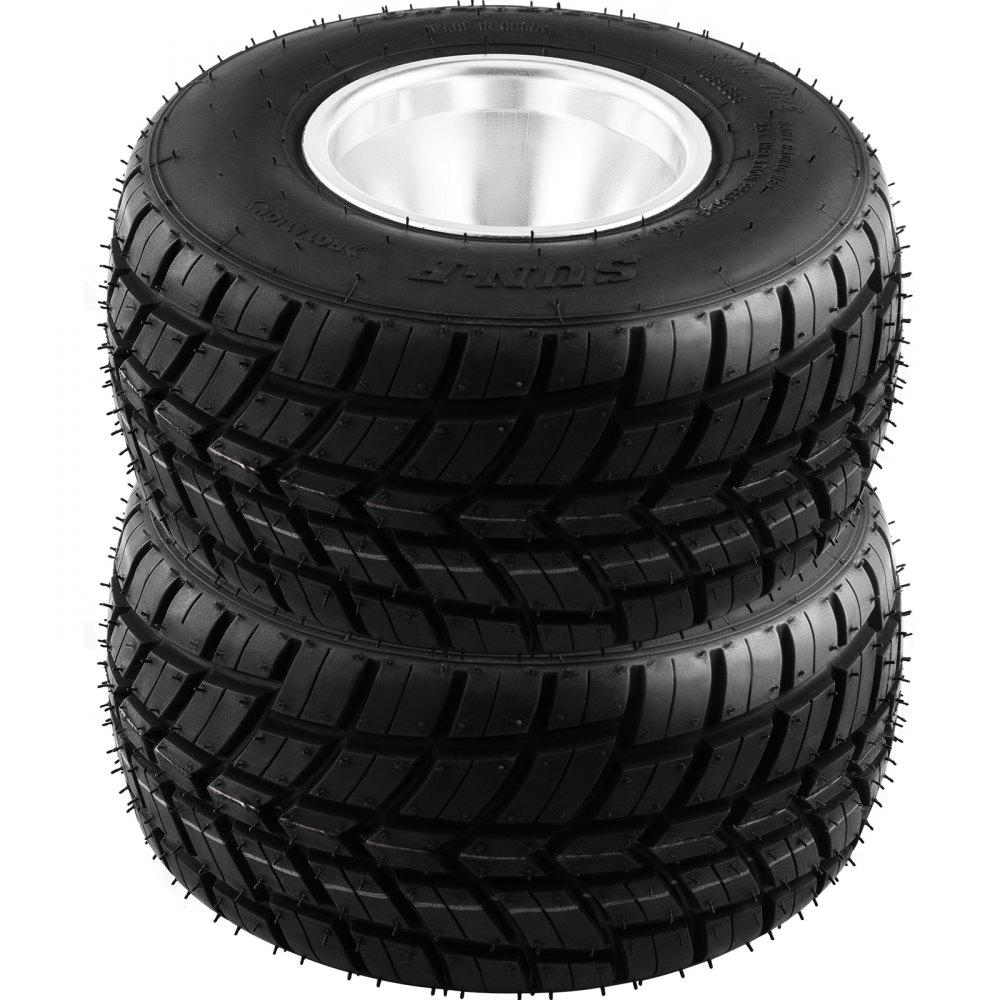 VEVOR Go Kart Wheels Rain Tires Radio Flyer Wagon Tires 10x4.5-5 Front Tires