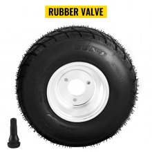 VEVOR Go Kart Wheels Rain Tires Radio Flyer Wagon Tires 10x4.5-5 Front Tires