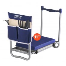 Garden Kneeler 11" EVA Pad 2 in 1 Folding Garden Kneeling Stool Heavy Duty