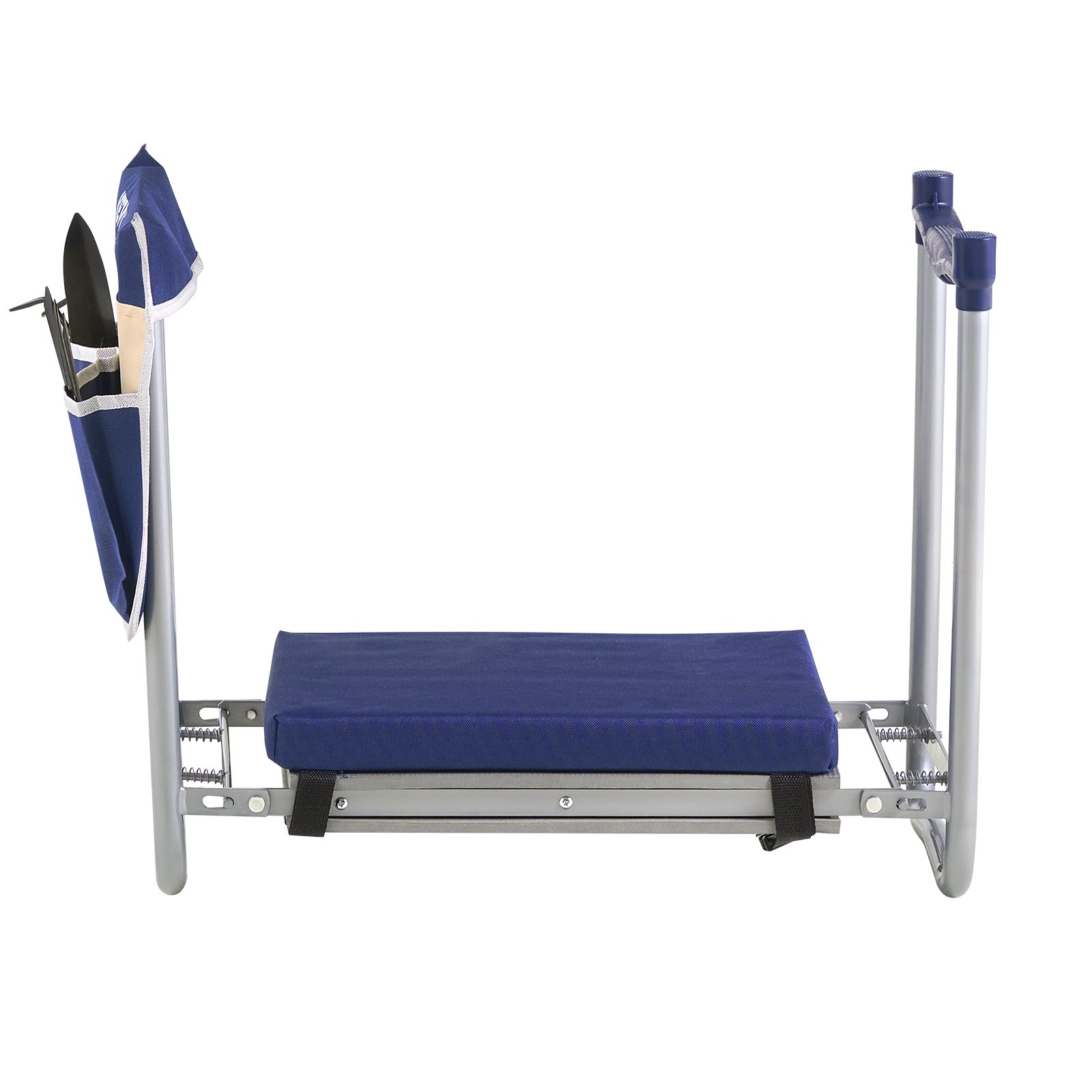VEVOR Garden Kneeler and Seat, 11 in Wide Thick Kneeling Pad, Heavy Duty Garden Kneeling Stool, Folding Garden Seat with 1 Tool Bag, Relieve Knee & Back Pain, Non-Slip Garden Bench for Grandparents
