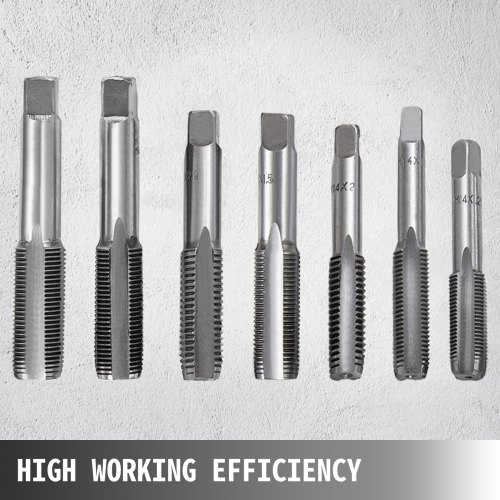 VEVOR Tap and Dies Set 110 Pieces Tap Die Set Both SAE inch and Metric Sizes Included Tungsten Steel  Essential Threading and Rethreading Tool Kit with Complete Accessories and Storage Case