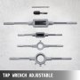 VEVOR Tap and Dies Set 110 Pieces Tap Die Set Both SAE inch and Metric Sizes Included Tungsten Steel  Essential Threading and Rethreading Tool Kit with Complete Accessories and Storage Case