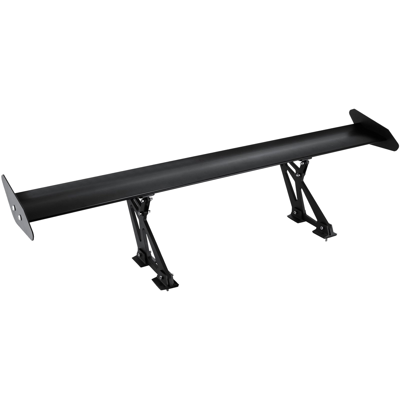 VEVOR gt wing car spoiler with a sleek black design and adjustable brackets