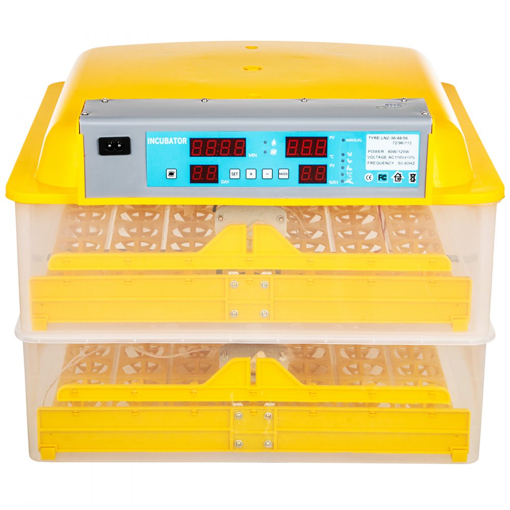 Incubadora automática de aves de corral 112 Auto Eggs Digital Chicken Duck Incubadora