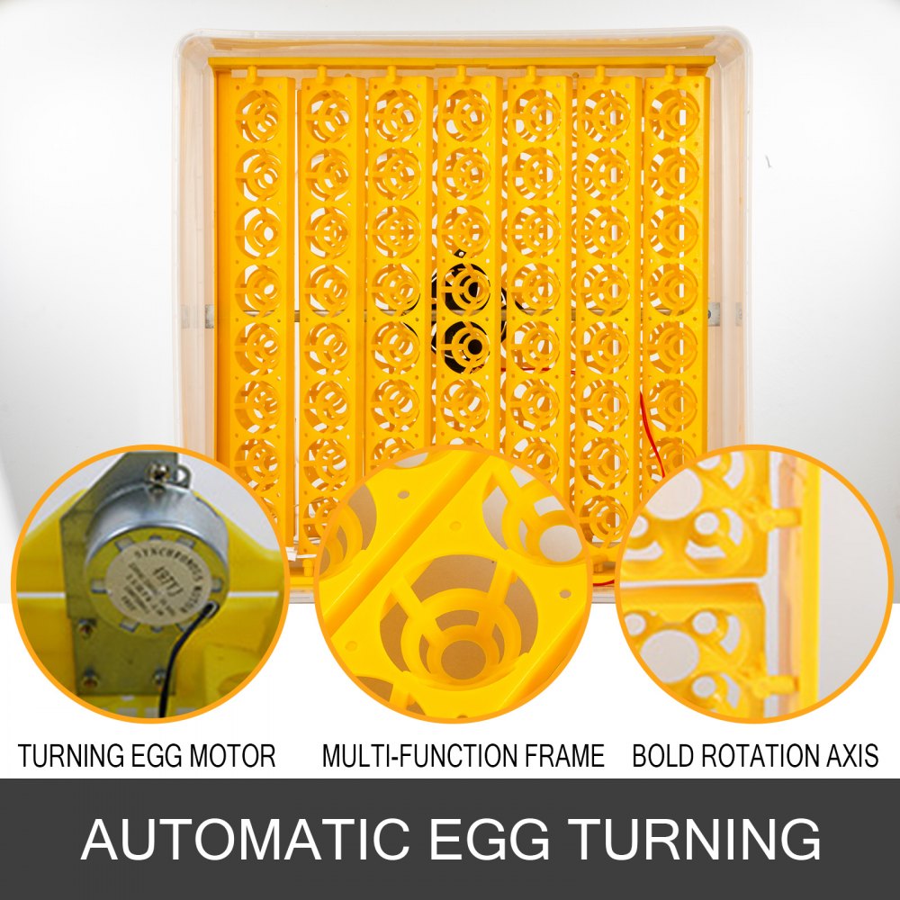 Incubadora automática de aves de corral 112 Auto Eggs Digital Chicken Duck Incubadora