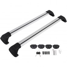 VEVOR Roof Rack Cross Bars, Compatible with 2012-2018 Mazda CX5, 75 KG Load Capacity, Aluminum Alloy Anti-Rust Crossbars, Rooftop Cargo Bag Luggage Carrier