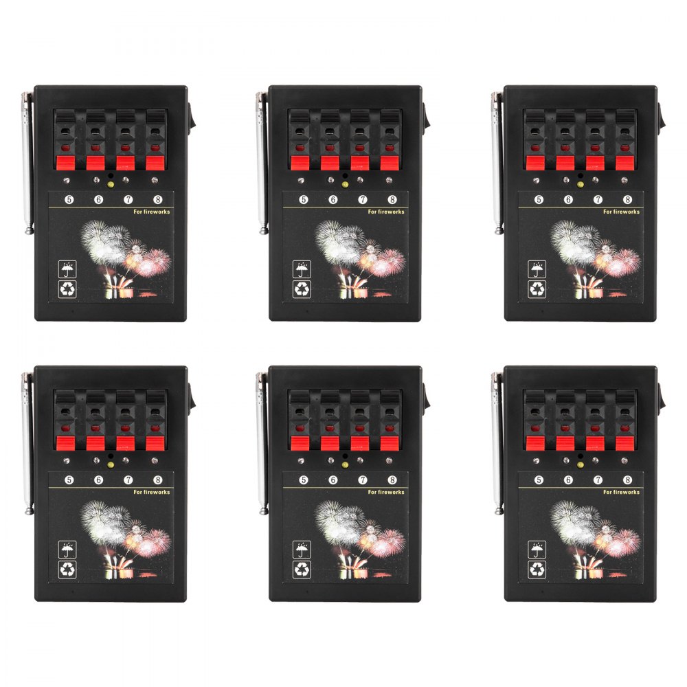 VEVOR 24 Cues 500 Meters Fireworks Firing System 1200 Wireless Control Program