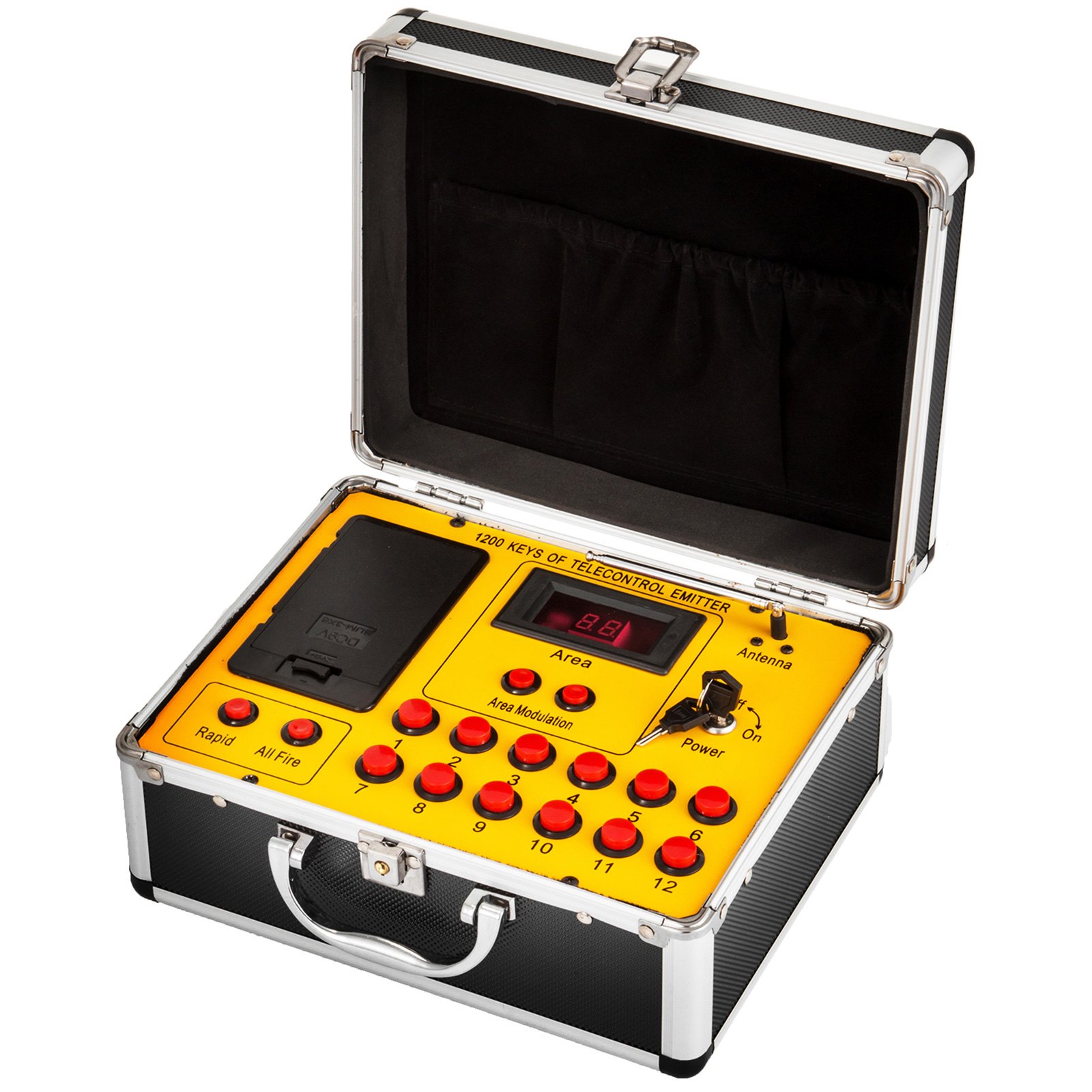 VEVOR 24 Cues 500 Meters Fireworks Firing System 1200 Wireless Control Program