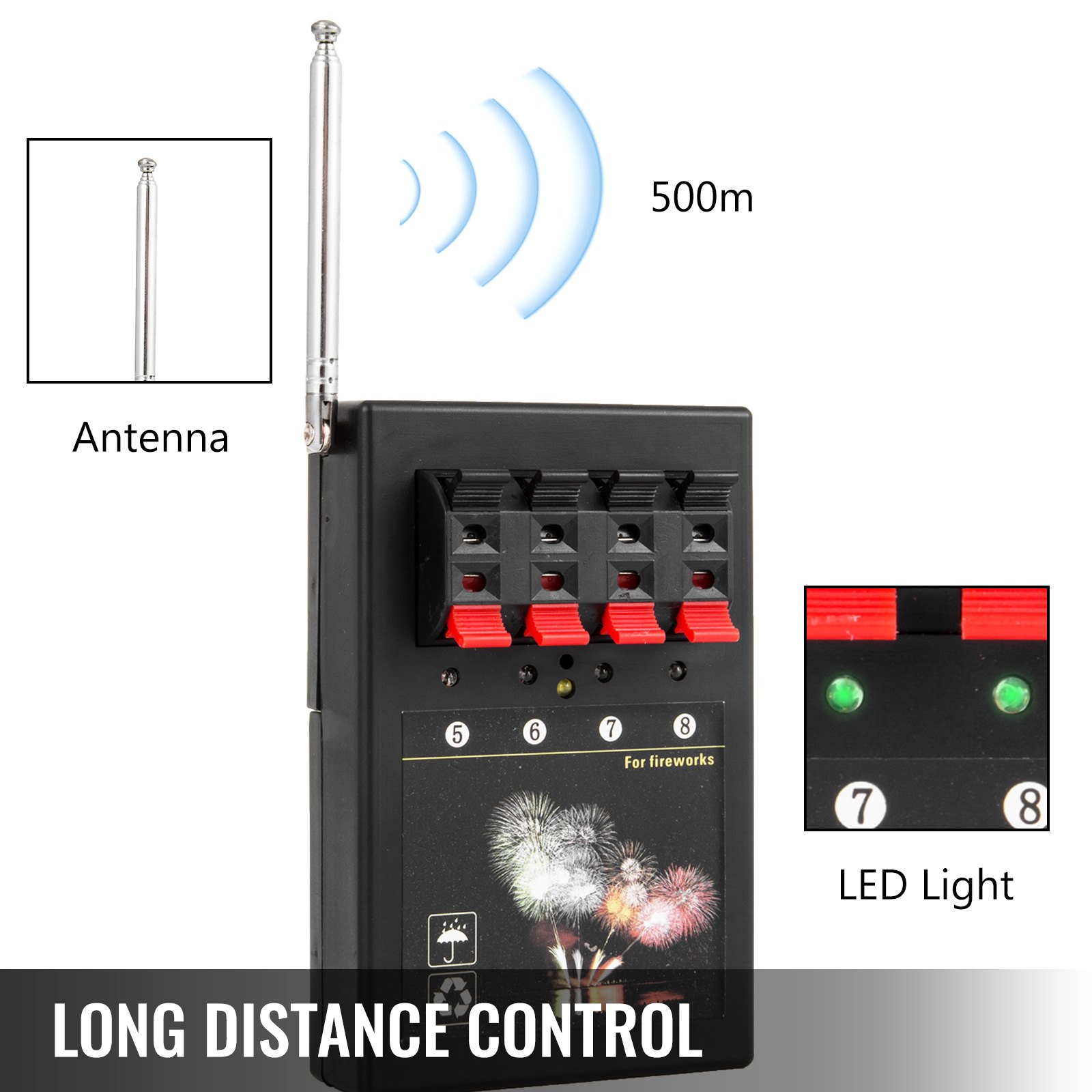48ch Digital Remote Firework Firing System Electric Wire Transmitter Line Stage
