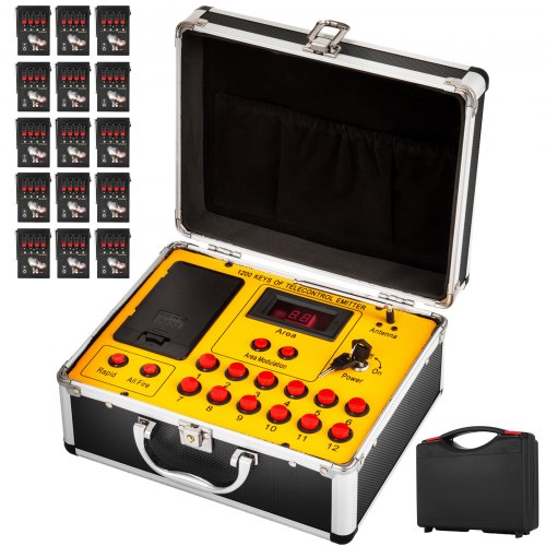 New 60 Cues FCC Fireworks Firing System 1200 Channel CE Wireless Remote Control