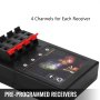 New 60 Cues FCC Fireworks Firing System 1200 Channel CE Wireless Remote Control