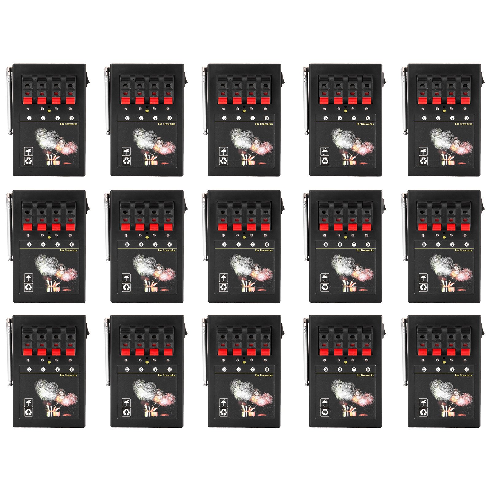 New 60 Cues FCC Fireworks Firing System 1200 Channel CE Wireless Remote Control