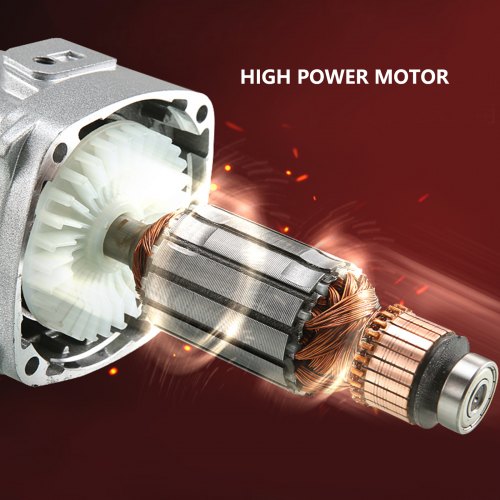 VEVOR 1200W Electric Polisher Burnishing Machine, Grinder Brushing Machine 600-3000RPM, Disc Diameter 120x100mm, Ideal for Car Polishing, Furniture/Wood Polishing grinding, Paint/Rust Removal