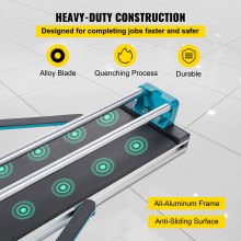 VEVOR 1200MM Tile Cutter, High Precision Manual Ceramic Floor Tiles Tile Cutter, 48 Inch Cutting Machine for Precision Cutting