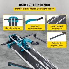 VEVOR 1200MM Tile Cutter, High Precision Manual Ceramic Floor Tiles Tile Cutter, 48 Inch Cutting Machine for Precision Cutting