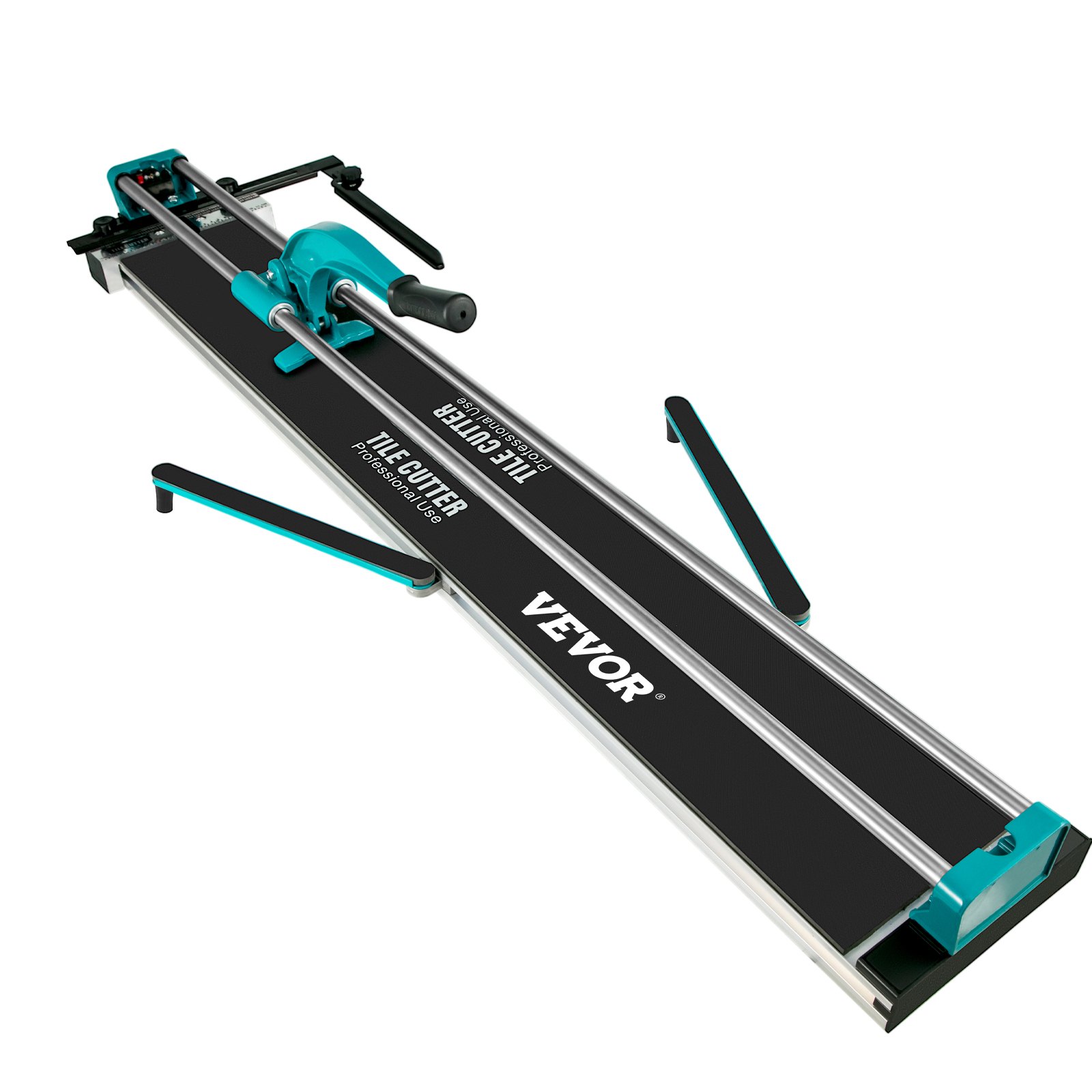 VEVOR tile cutter with ergonomic handle and sturdy construction for precision cutting.