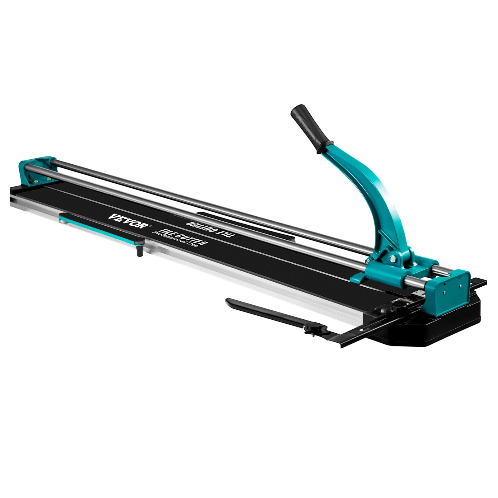VEVOR tile cutter with ergonomic handle and sturdy metal base for precise tile cutting.