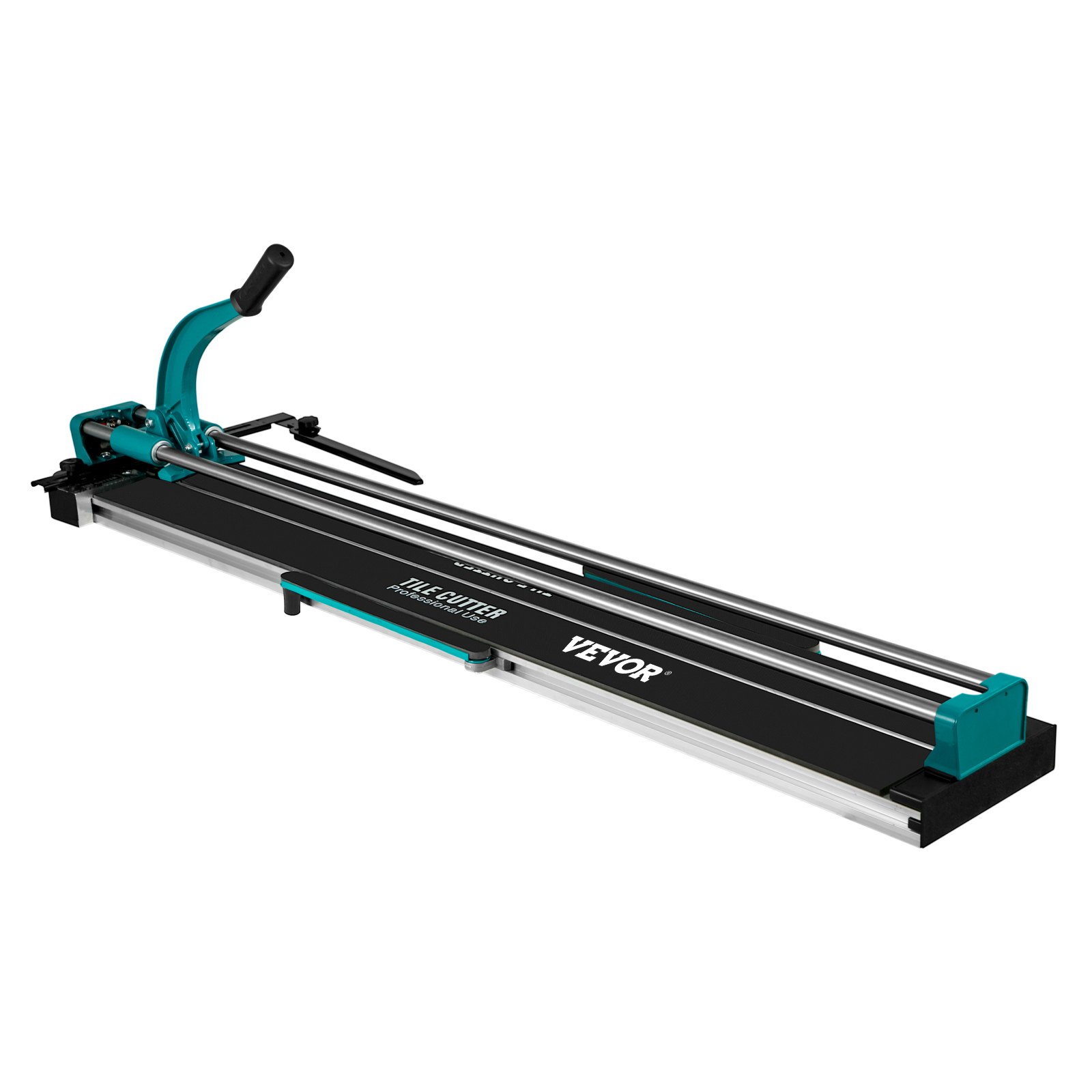VEVOR tile cutter with ergonomic handle and precision cutting rails.