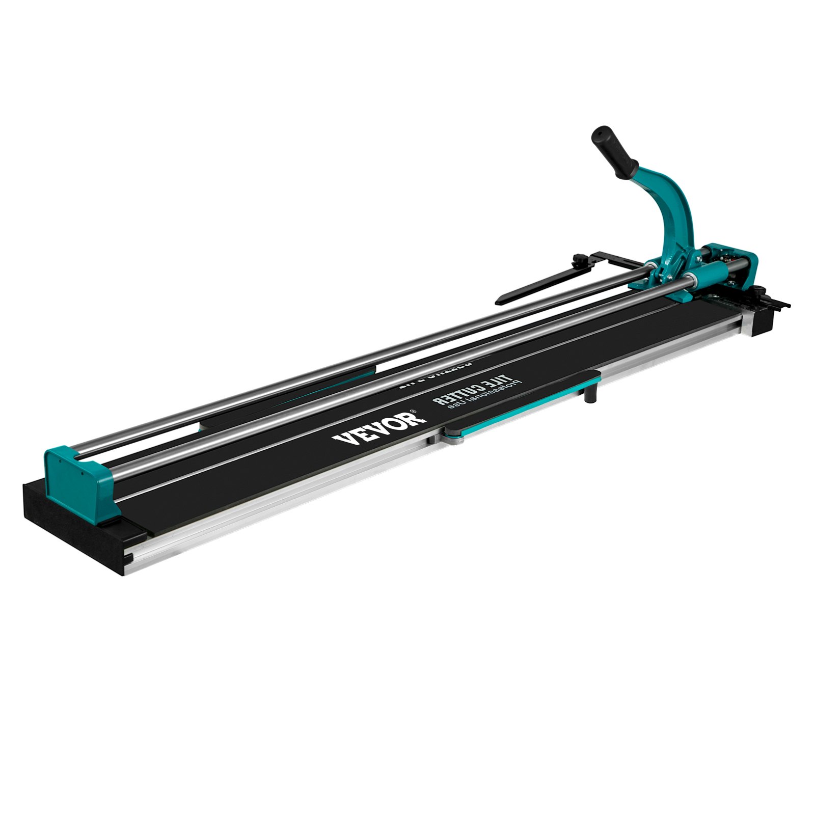 VEVOR tile cutter with ergonomic handle and precision cutting guide.