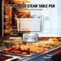 VEVOR 6 Pack 1/2 Size Hotel Pans Steam Table Pan Stainless Steel 6" Deep