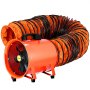 VEVOR 12palcový (5m) odsávací ventilátor Dmychadlo Přenosné 5m potrubní hadice Užitná vysokootáčkový výfuk