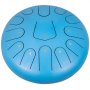 VEVOR Steel Drum 13 Notes Percussion Instrument 12 Inches Tongue Drum, Steel Tongue Drum, Steel Drums Instruments With Bag, Book, Mallets, Mallet Bracket, Hang Pan Drum Instrument, Sky Blue