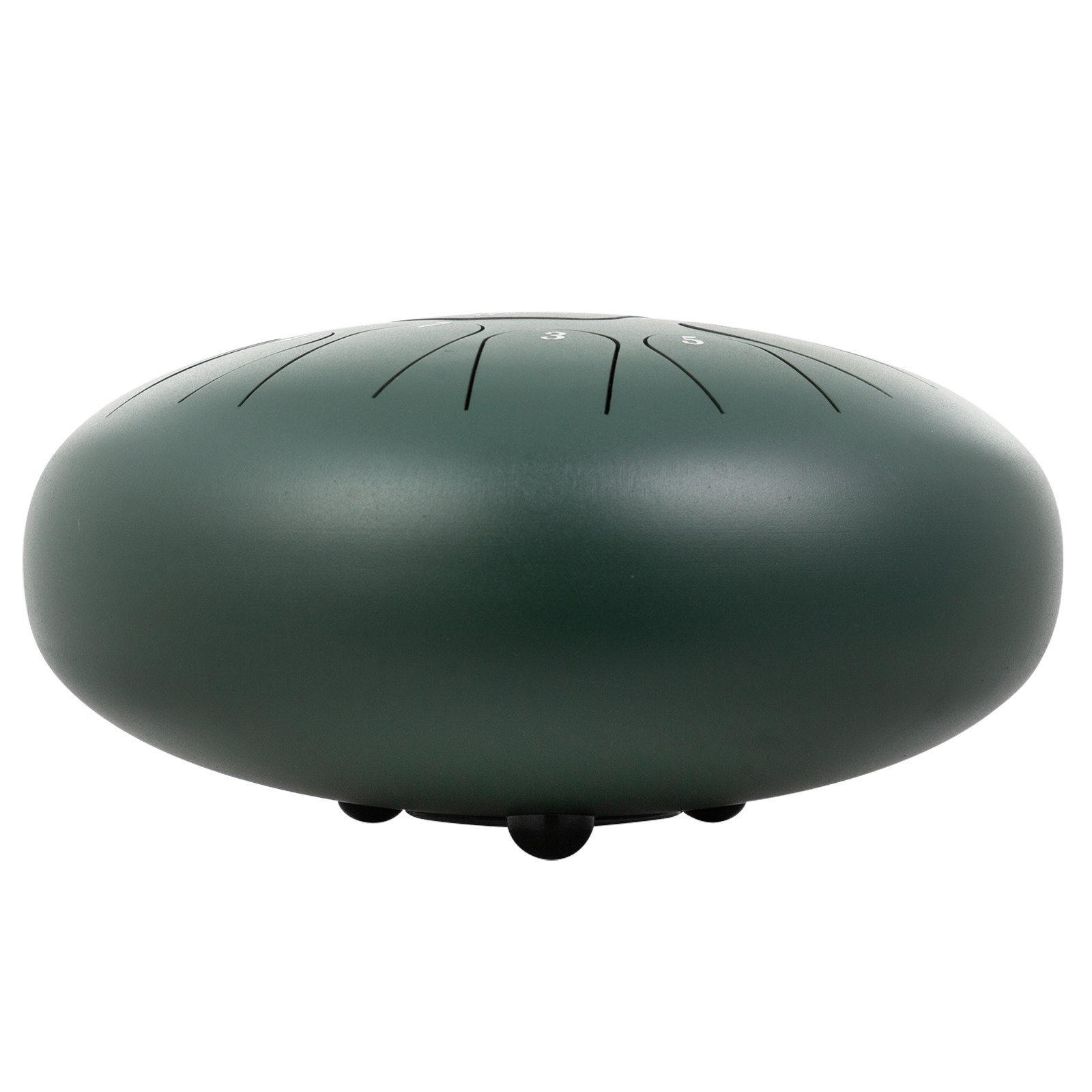 VEVOR Steel Drum 13 Notes Percussion Instrument 12 Inches Tongue Drum, Steel Tongue Drum, Steel Drums Instruments With Bag, Book, Mallets, Mallet Bracket, Hang Pan Drum Instrument, Mineral Green