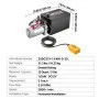 VEVOR 12L Hydraulic Pump, Double Acting Dump Trailer Pump, 22Mpa Max Relief Pressure, 3.4L/Min Flow Rate, DC12V 1.6KW Hydraulic Power Unit for Dump Trailer Car Lifting (Horizontal Installation)