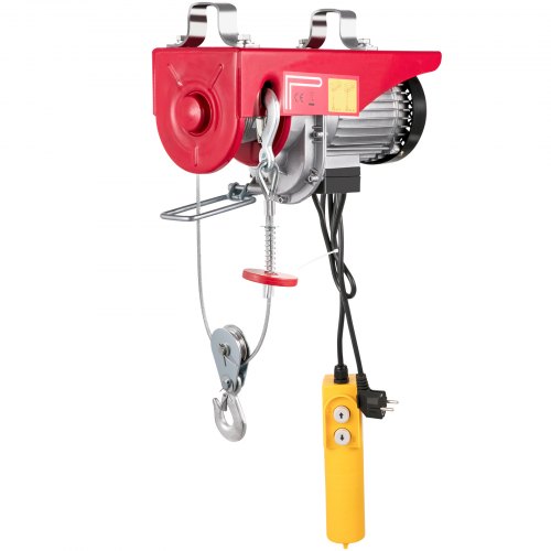 VEVOR 1320LBS Electric Hoist 110V Lift Electric Hoist Mini Electric Winch Crane Remote Control Electric Cable Hoist for Overhead Crane Lift