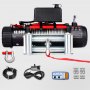 VEVOR Electric Winch Recovery 12v 13500Lb / 6125Kg,Electric Truck Winch with Handle and Wireless Remote Control,13500Lb /6125Kg Electric Truck Winch with 92 ft Strong Steel Cable