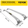 VEVOR Aluminum Top Roof Rack Max Capacity 165LB Compatible with 2013-2018 Infiniti QX60 JX35 Silver Roof Rack Cross Bar Luggage Baggage Carrier Bar Pair