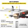 VEVOR chainsaw mill with adjustable height and length for precise cutting.