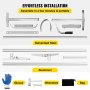 VEVOR chainsaw mill components and accessories, easy assembly and portable.