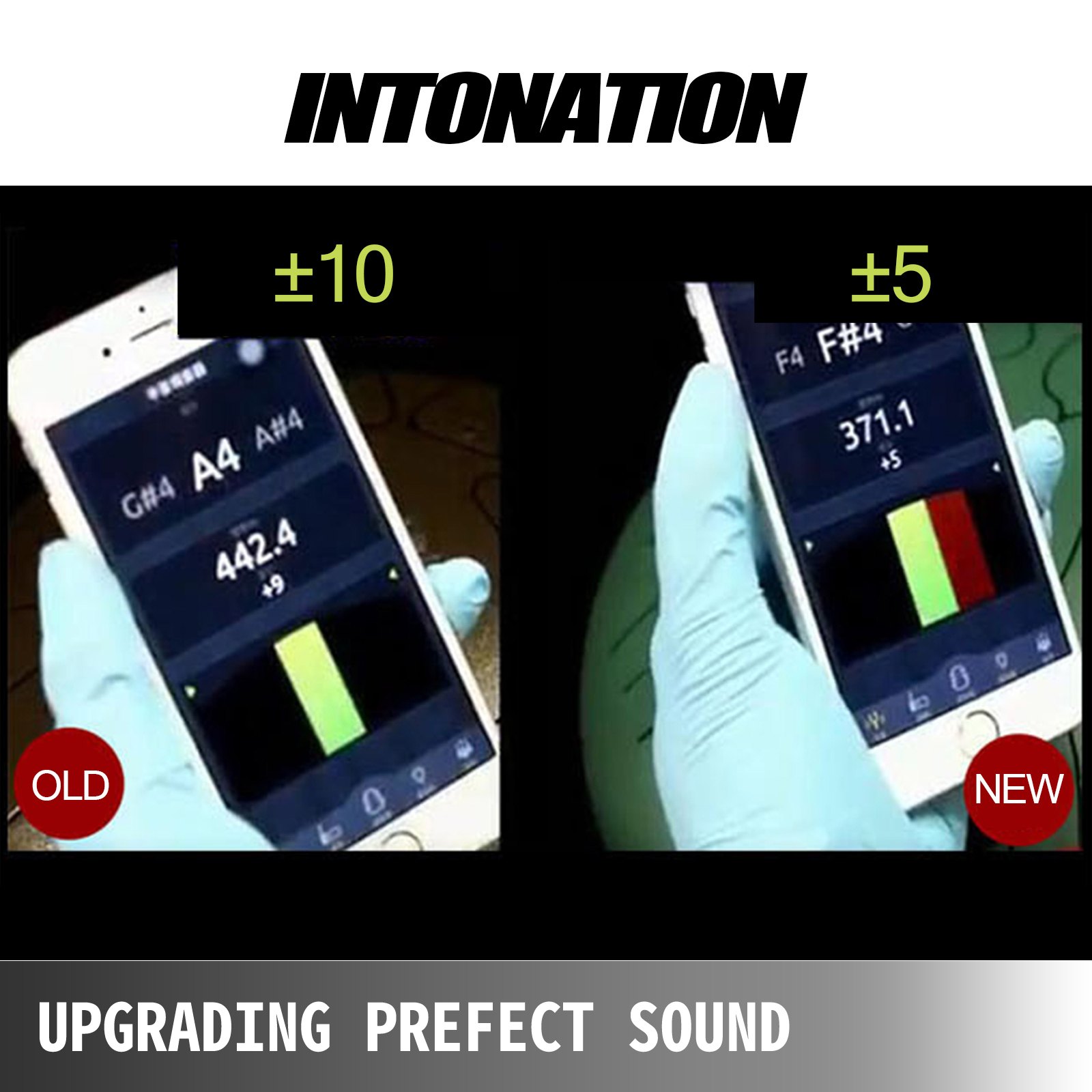 VEVOR Tongue Drum 14 Notes Dish Shape Drum 14 Inches Dia. Manual Percussion Pure Copper Steel Tongues 14 Notes Steel Tongue Handpan Drum with Rope Decoration and Mallets,Bag, Music Book, Golden