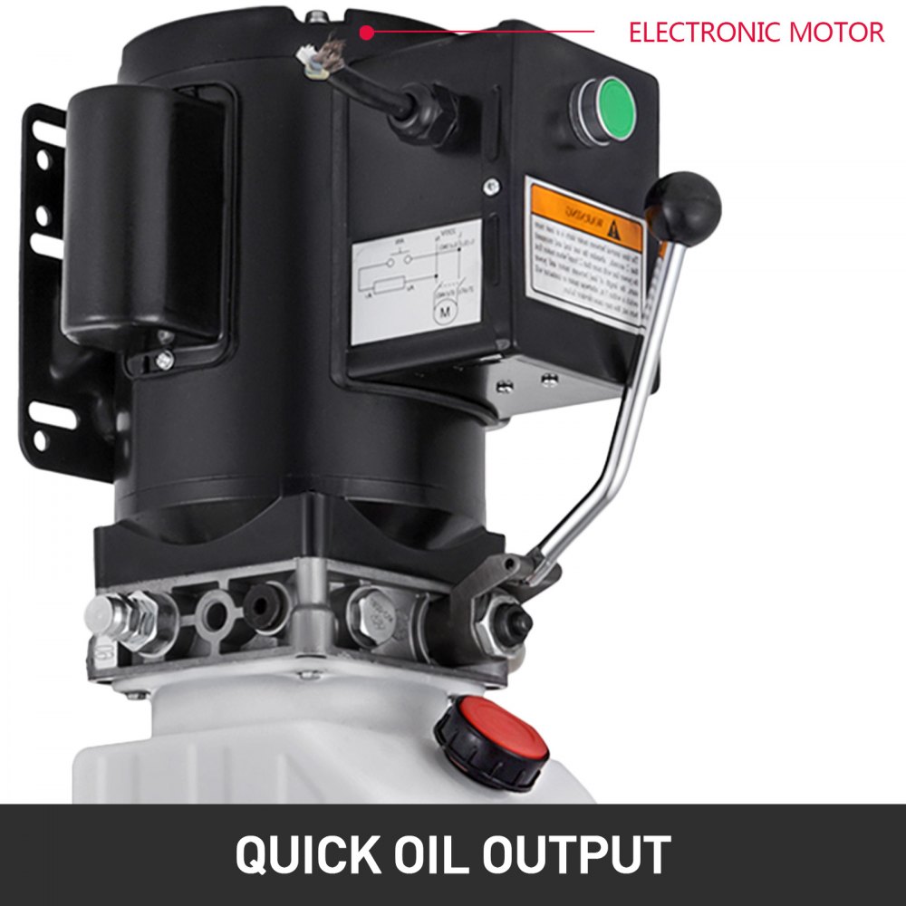 VEVOR 220-240V Car Lift Hydraulic Power Pack Lift Gates Vehicle Hoist 2950 PSI Hydraulic Powerpack 2.2 HP Hydraulic Power Pack For 2 & 4 post Lifts Car Lift Hydraulic Power Unit 14 Liter/3.5Gallon