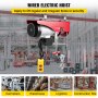 VEVOR Lift Electric Hoist Crane Garage 1760lbs Overhead Crane W/ Remote Control