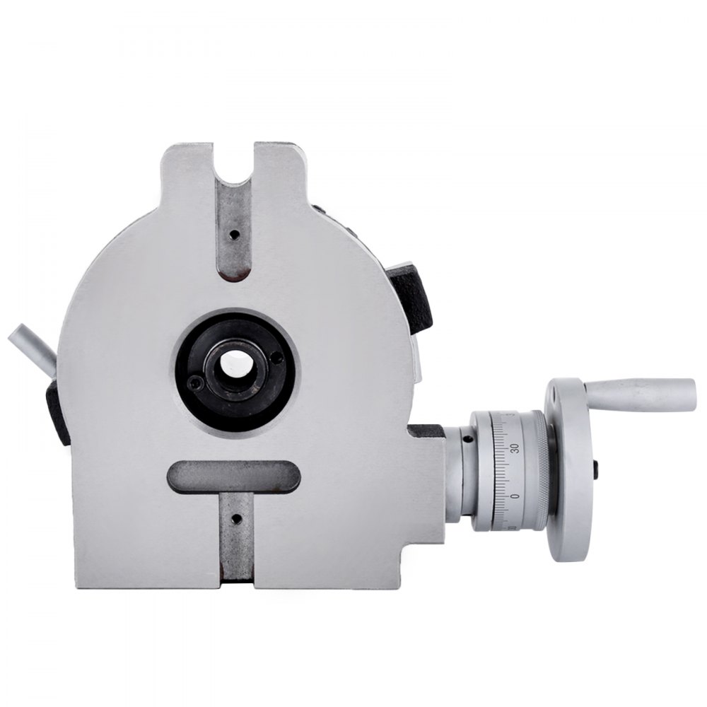 VEVOR 150mm/5.9In Vertical & Horizontal Rotary Table, 150MM Dividing Head Round Rotary Working Table Milling Machine Index System Adjustable Screw 5.9 Inch Dividing Plate Index System