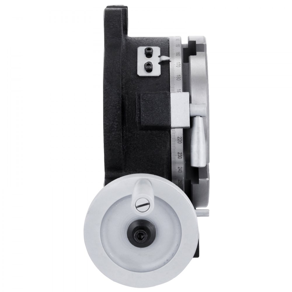 VEVOR 150mm/5.9In Vertical & Horizontal Rotary Table, 150MM Dividing Head Round Rotary Working Table Milling Machine Index System Adjustable Screw 5.9 Inch Dividing Plate Index System