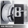 VEVOR 150mm/5.9In Vertical & Horizontal Rotary Table, 150MM Dividing Head Round Rotary Working Table Milling Machine Index System Adjustable Screw 5.9 Inch Dividing Plate Index System