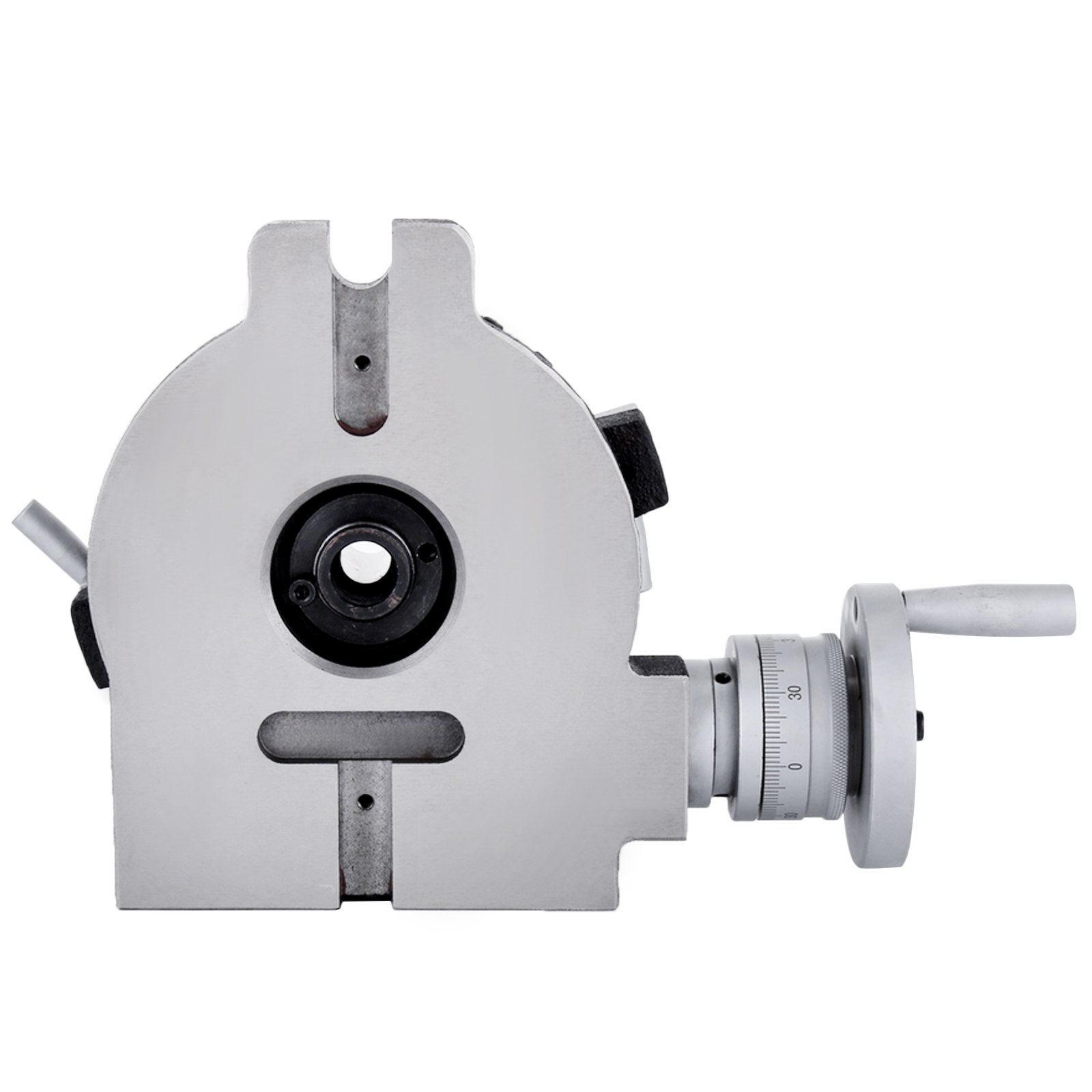 VEVOR 150mm/5.9In Vertical & Horizontal Rotary Table, 150MM Dividing Head Round Rotary Working Table Milling Machine Index System Adjustable Screw 5.9 Inch Dividing Plate Index System
