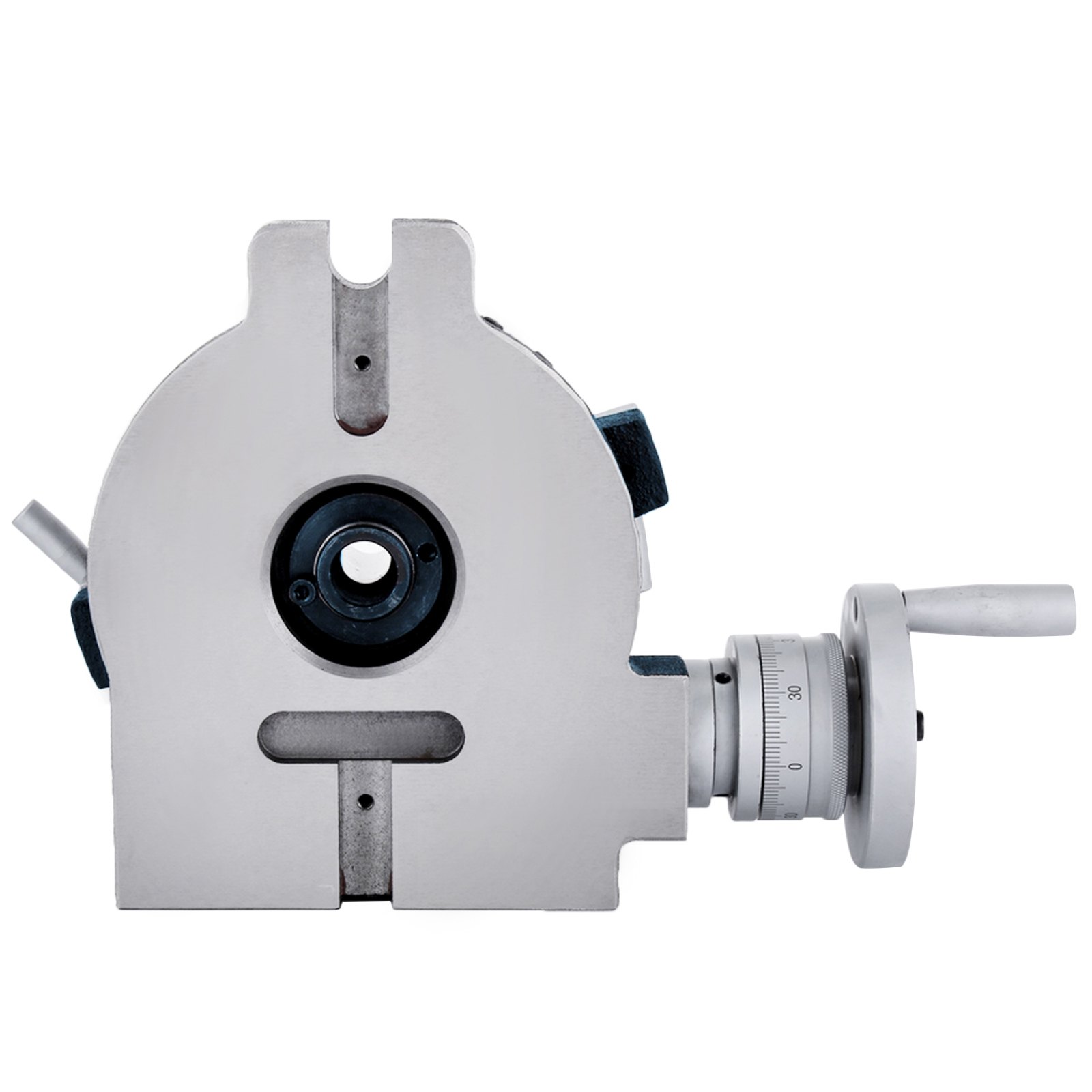 VEVOR 150mm/5.9In Vertical & Horizontal Rotary Table, 150MM Dividing Head Round Rotary Working Table Milling Machine Index System Adjustable Screw 5.9 Inch Dividing Plate Index System