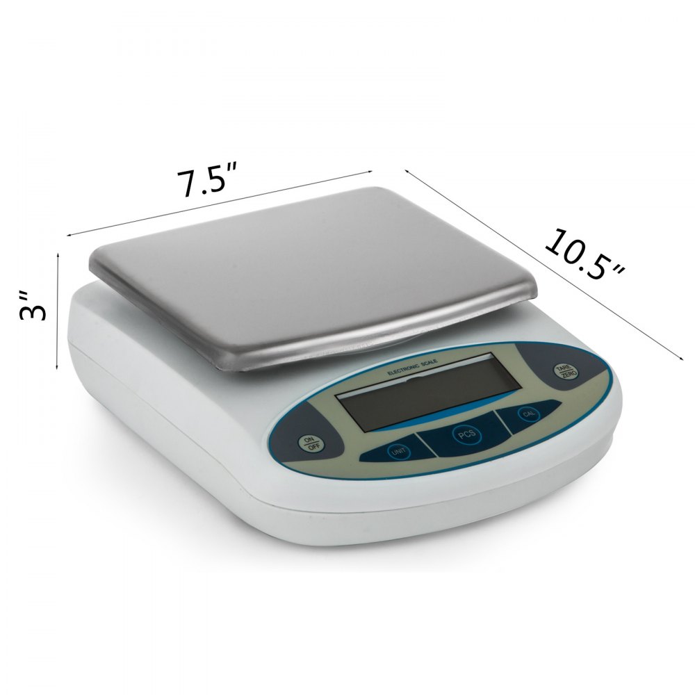 Lcd Lab Analytical Balance Digital Precision Scale 15000 X 0.1g 15kg 33lbs