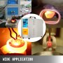 VEVOR 15KW High Frequency Induction Heater 30-100 KHz Heater Furnace Melting Furnace LH-15A 230V Heating Furnace System