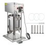 Vevor 15l Electric Sausage Stuffer Stainless Steel Vertical Filler Maker Machine