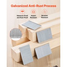 16 Gauge Finish Nails 2 in Straight Finish Nail 2500-Count Galvanized Nail