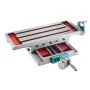 Mesa de fresado VEVOR de 17,7 x 6,7 pulgadas, mesa de fresado compuesta de 2 ejes con movimiento en 4 direcciones, mesa de fresado multifuncional de estructura robusta, para fresadoras y taladradoras.
