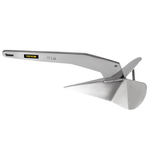 Delta / Diamond Boat Anchor 17 lb 7.7 Kg Marine Stainless Steel From 22-38 ft