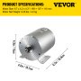 VEVOR 1800w electric brushless dc motor kit 48V, brushless motor dc High Speed Brushless Motor with 32A Speed Controller and Throttle Grip Kit