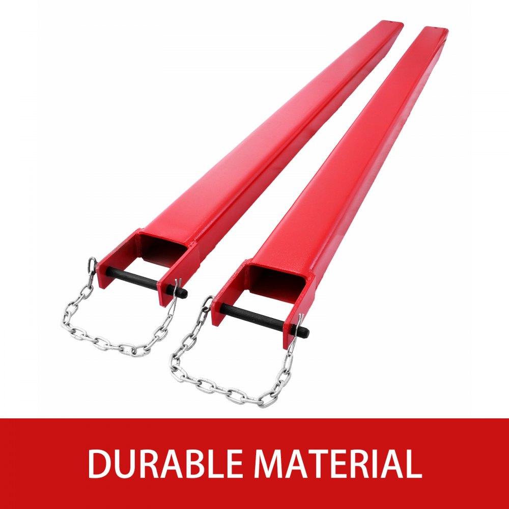 Pallet Fork Extensions Forklift Extensions 74.4x4.1inch for Forklift Truck Loaders